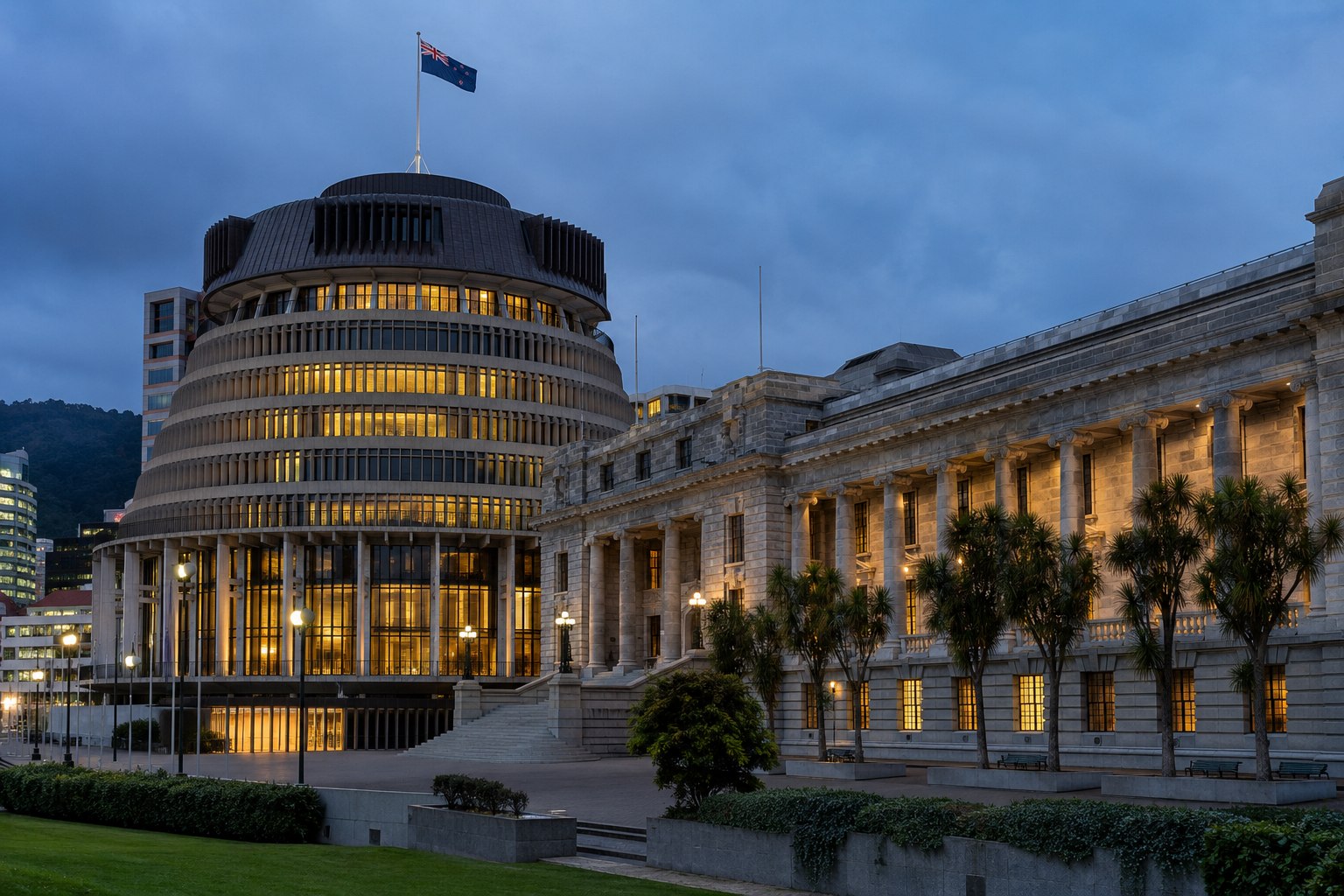 New Zealand Parliament building in Wellington