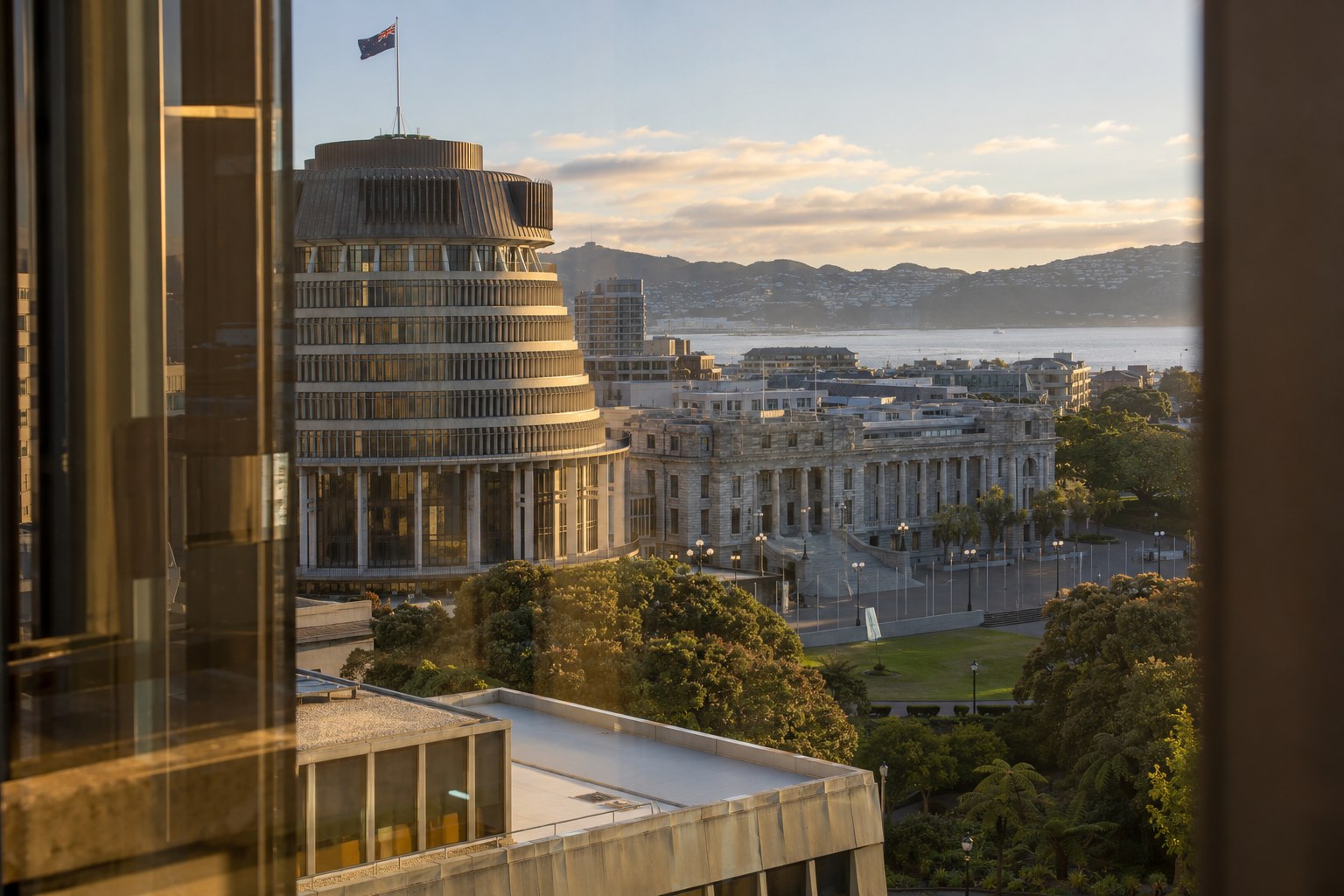 Government precinct in Wellington housing executive regulatory agencies